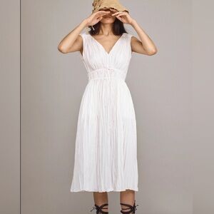 Rebecca Taylor white midi dress